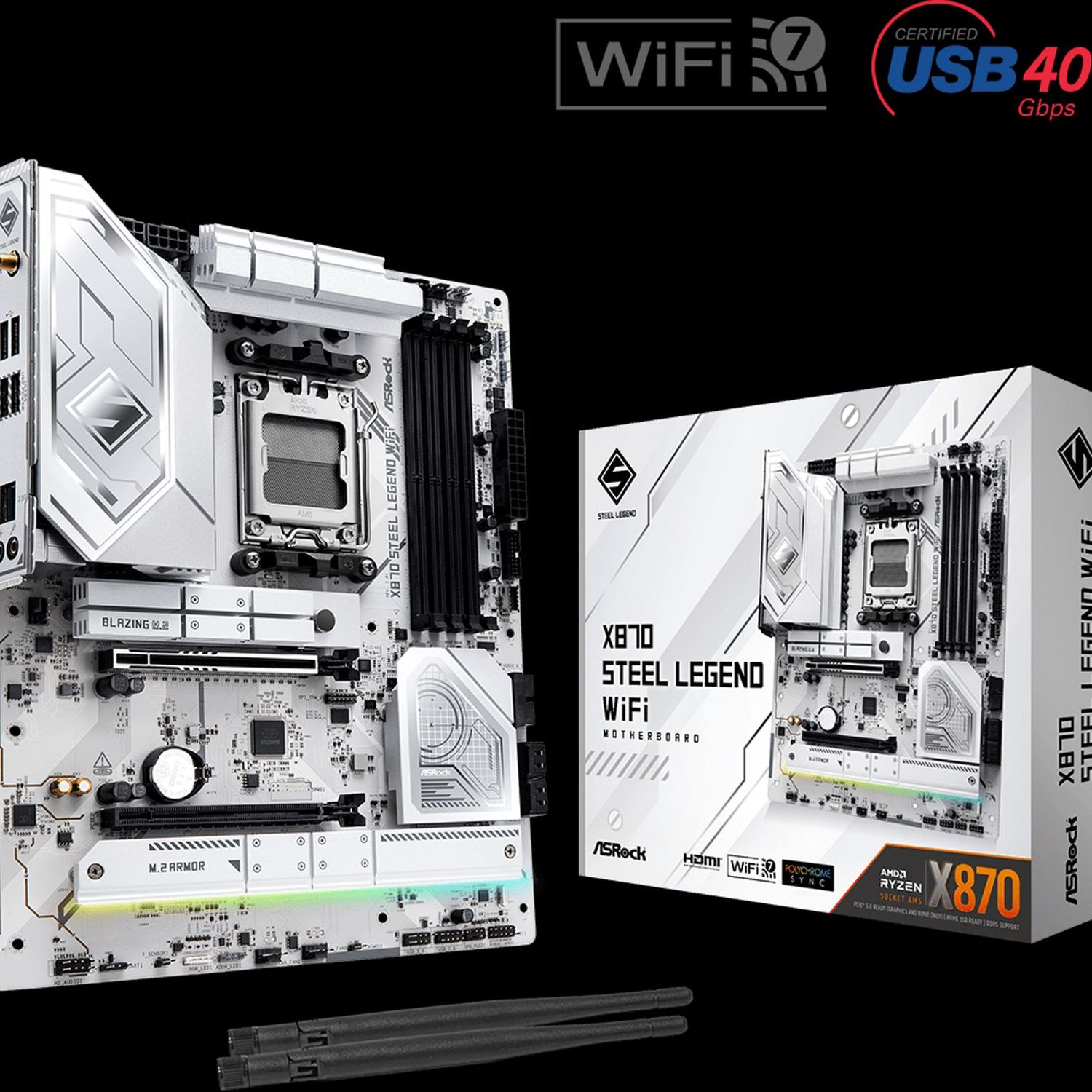 ASROCK Placa Madre ASRock X870 Steel Legend WiFi | Falabella Chile