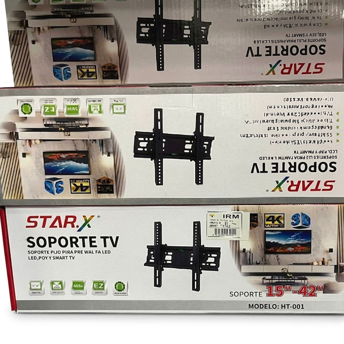 GENERICO - Soporte Para Tv De 15 A 42 Pulgadas/ Soporta Hasta 40kl Negro