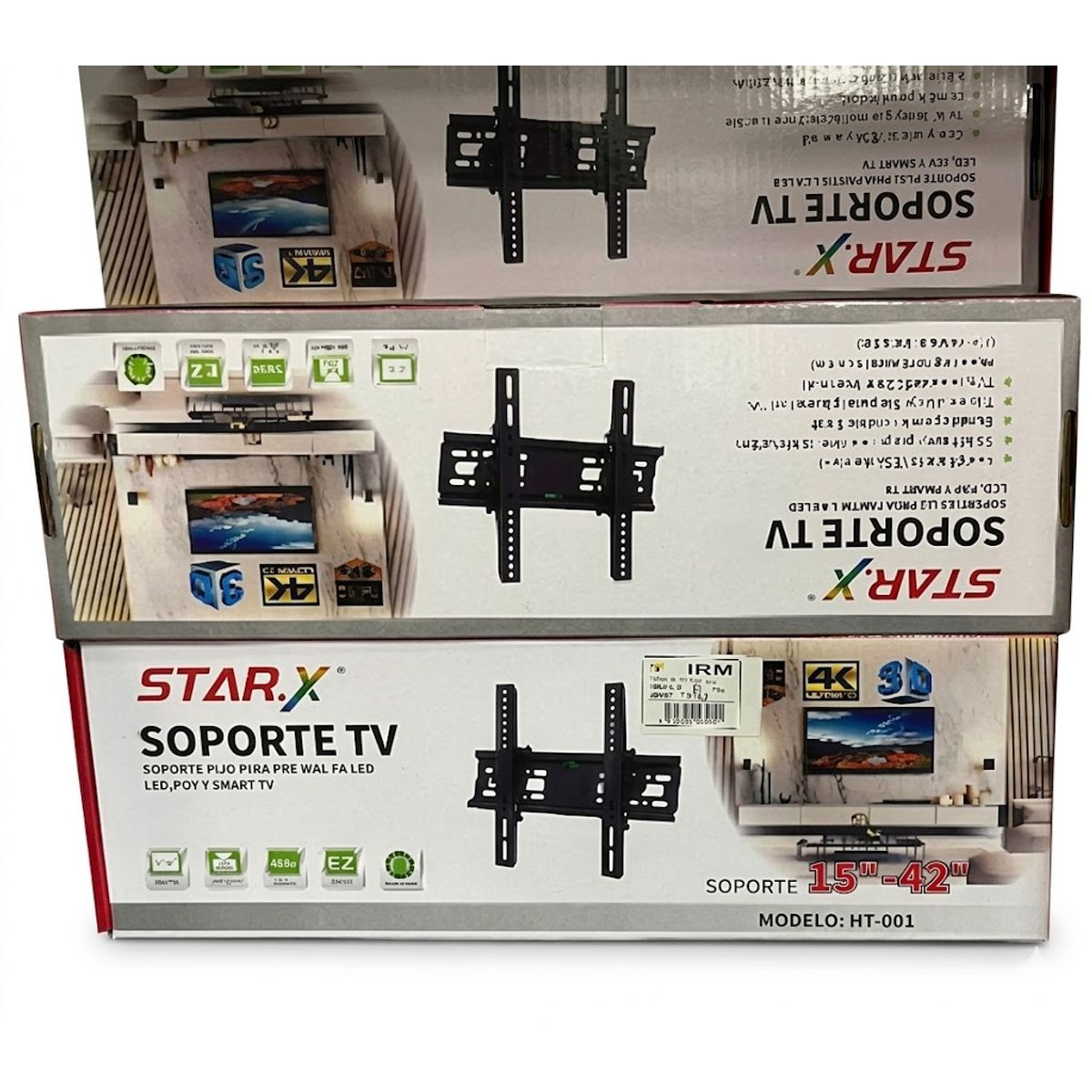 GENERICO - Soporte Para Tv De 15 A 42 Pulgadas/ Soporta Hasta 40kl Negro