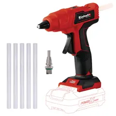 EINHELL - PISTOLA DE SILICONA INALAMBRICA 18V 170°C