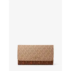 MICHAEL KORS - Billetera Jet Set Tri-Fold Logo