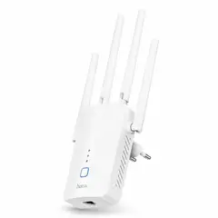 HOCO - Repetidor WiFi 300Mbps Extensor Señal Inalámbrica 4 Antenas