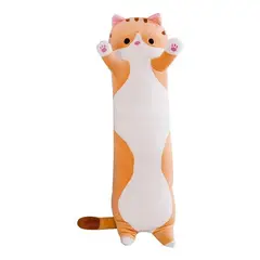 NORPLAT - Peluche Almohada Gatito Largo 70cm Grande -