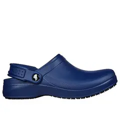 SKECHERS WORK - Skechers Zueco Mujer Trabajo Riverbound Pasay Azul