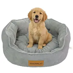 NORPLAT - Cama Antiestrés para Perro y Gato Cojín Reversible 60cm