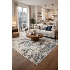 DECOGHAR - Alfombra Vintage lavable Frozen Tectonic 200x300 cm