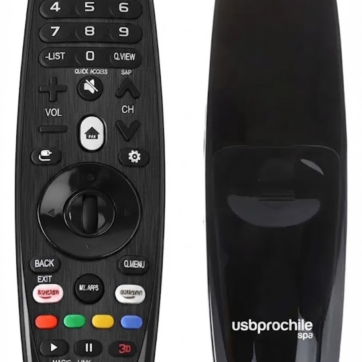 GENERICO - Control Remoto Genérico para Smart TV LG - Reemplazo Directo con Botones de Acceso Rápido