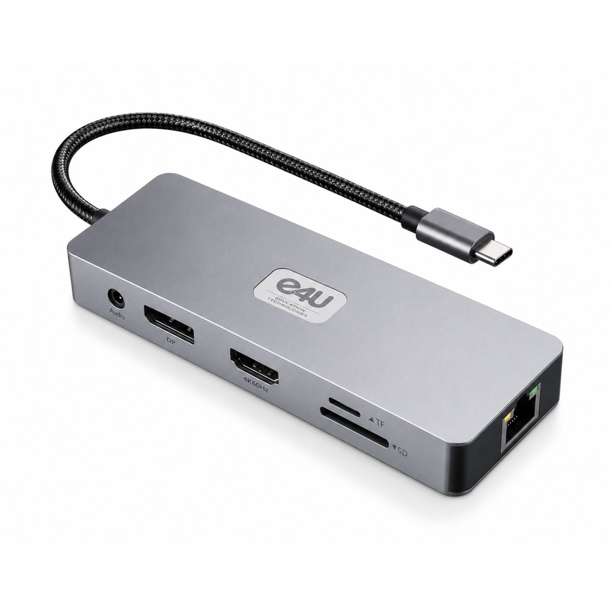 E4U - Docking Station E4U PRO DOCK 11 - USB-C 11 en 1- Dual 4K, 100W PD y Ethernet Gigabit