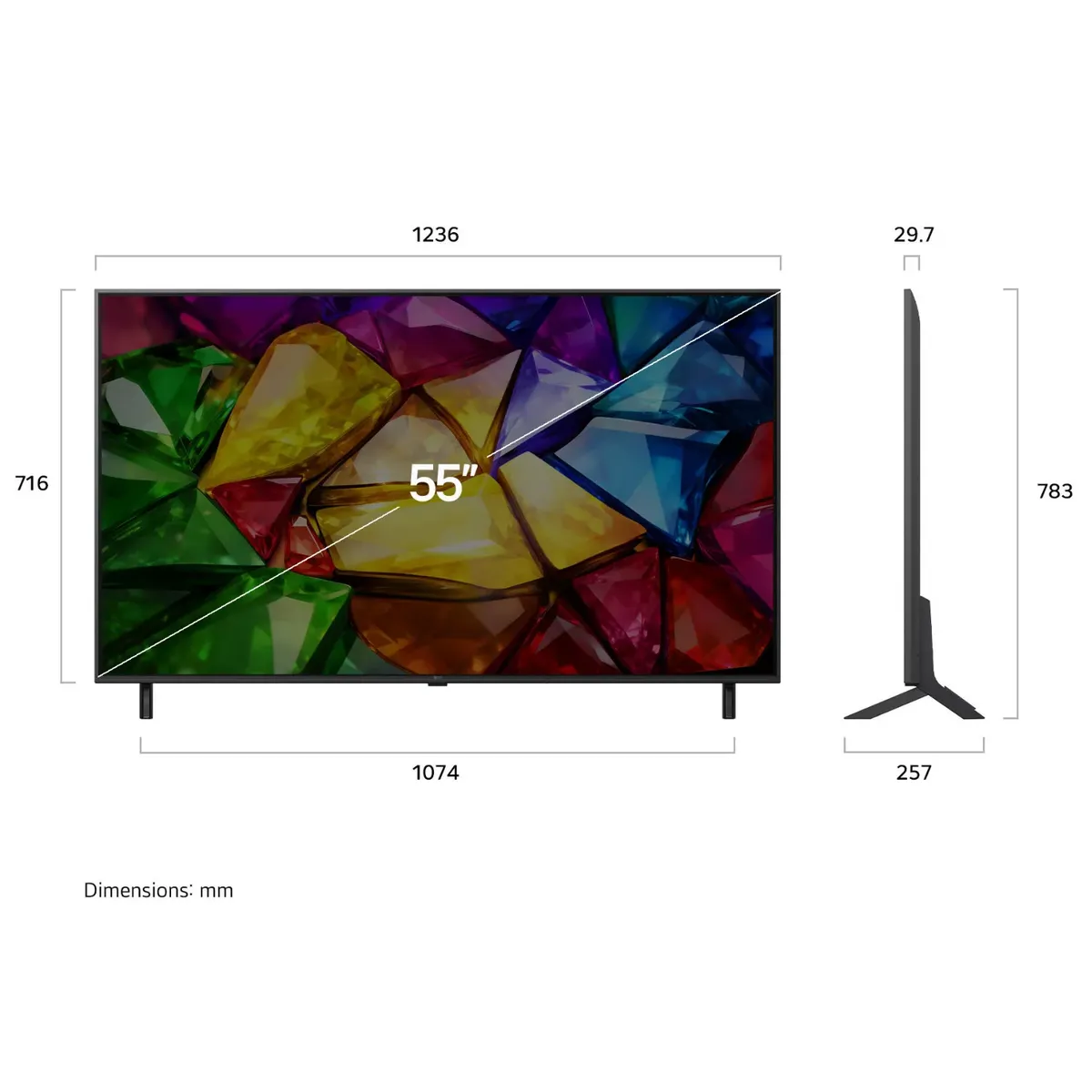 LG - Smart TV LG 55 Mini RGB evo AI MRGB85 4K 2026
