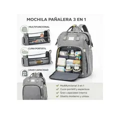 MOVI - Mochila Niño Pañalera Mudador 3 en 1