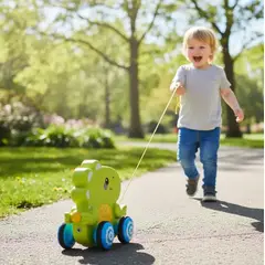 TEDMIMAK - Dinosaurio Rodado De Arrastre Bebe
