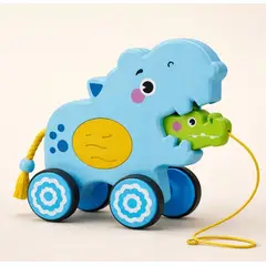 TEDMIMAK - Dinosaurio Rodado De Arrastre Bebe