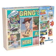 DISNEY - Rompecabezas De Madera 5 en 1 Toy Story