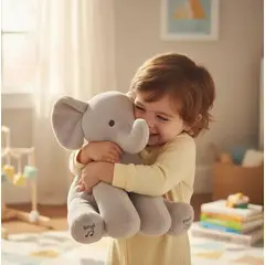 TEDMIMAK - Elefante Interactivo De Apego Musical Peek A Boo Bebe
