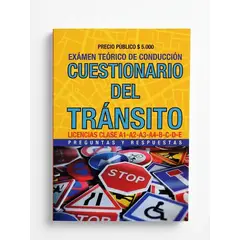 GALA - Cuestionario de Transito Libro Examen teórico de Conducción