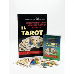 INDEPENDIENTE - Cartas El Tarot De Marsella 78 Cartas+libro Guia.