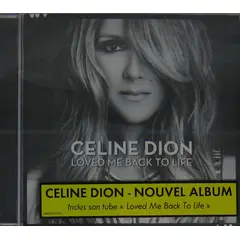 GENERICO - Celine Dion - Loved Me Back To Life Cds