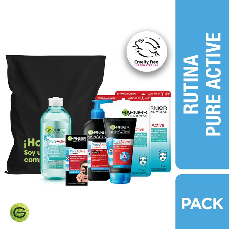 GARNIER SKIN NATURAL FACE_MC - Set Rutina Pure Active Garnier Skin Active Garnier Skin Natural Face