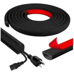 KUANGYE - Canaleta Flexible Para Cables Pisos Paredes Adhesivo Oculto