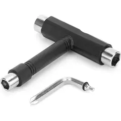 KUANGYE - Llave T Skate Herramienta Para Skate Color Negro Multifuncional
