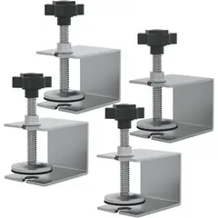 KUANGYE - Abrazaderas Para Instalación Frontal De Cajón 4 Uds 2mm
