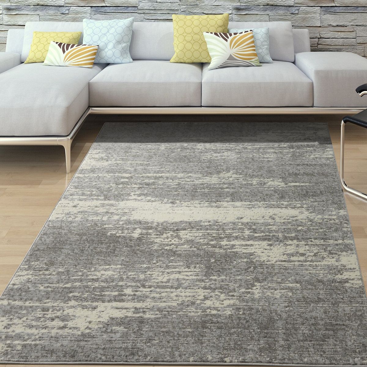 MODA ALFOMBRAS - Alfombra Arizona Gris 123 X 185 Cm