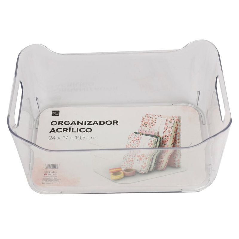 HOMEWELL - Organizador Refrigerador Acrílico 245X165X10Cm