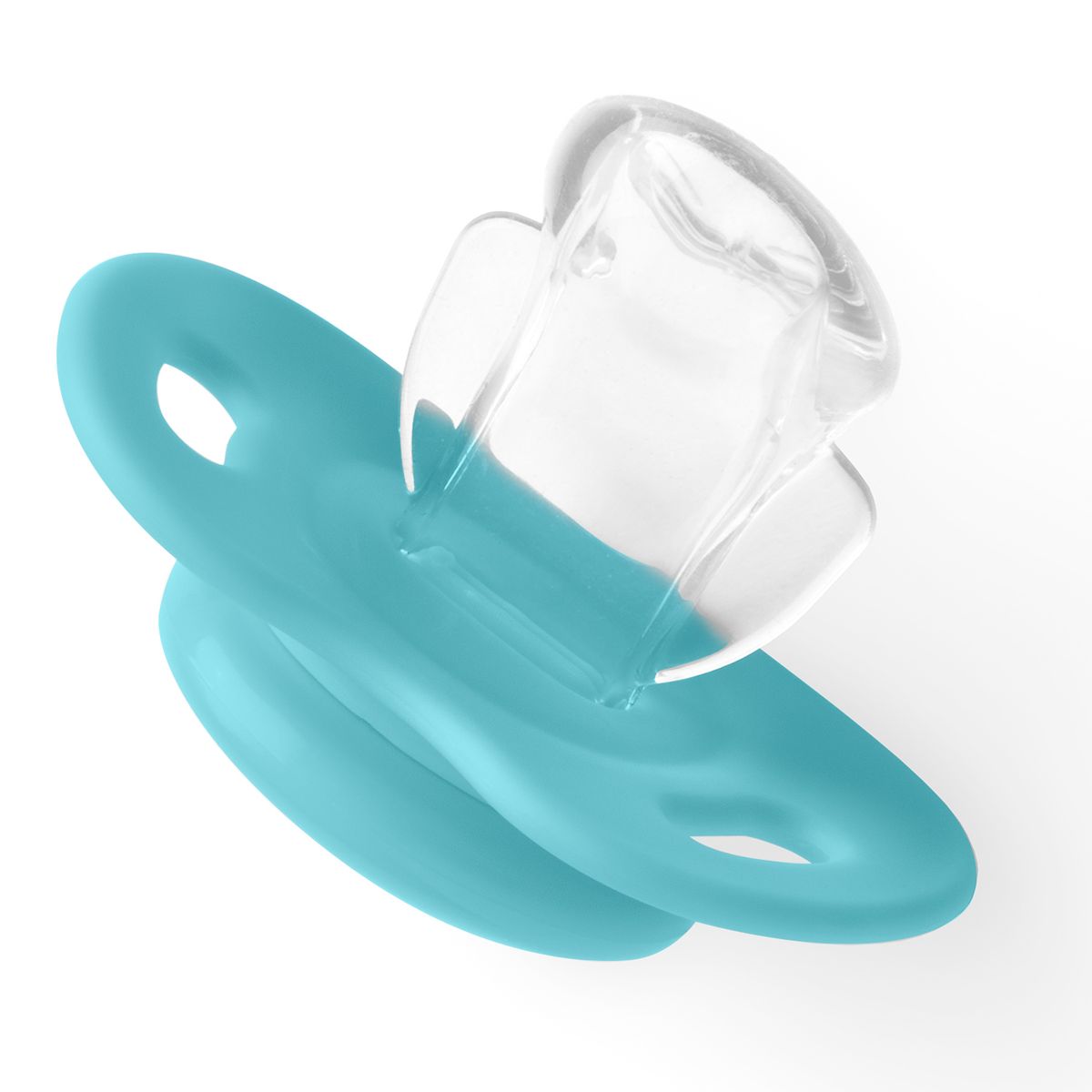 SUAVINEX - CHUPETE DENTAL TETINA ANATOMICA CON ALAS +6M CELESTE