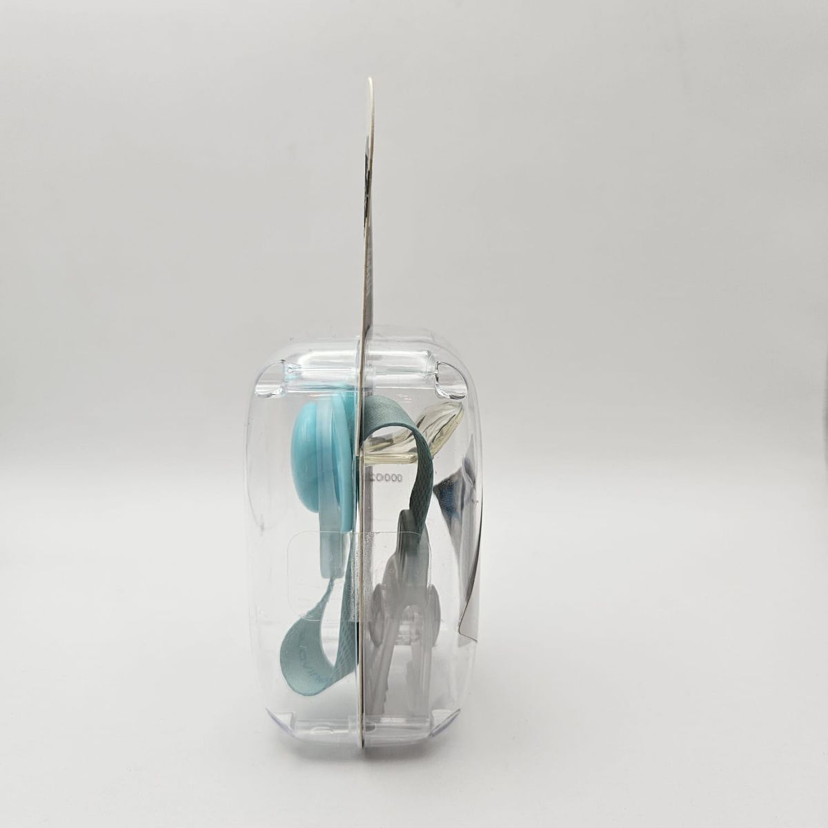 SUAVINEX - CHUPETE DENTAL CON TETINA ANATÓMICA SILICONA + BROCHE +6M CELESTE