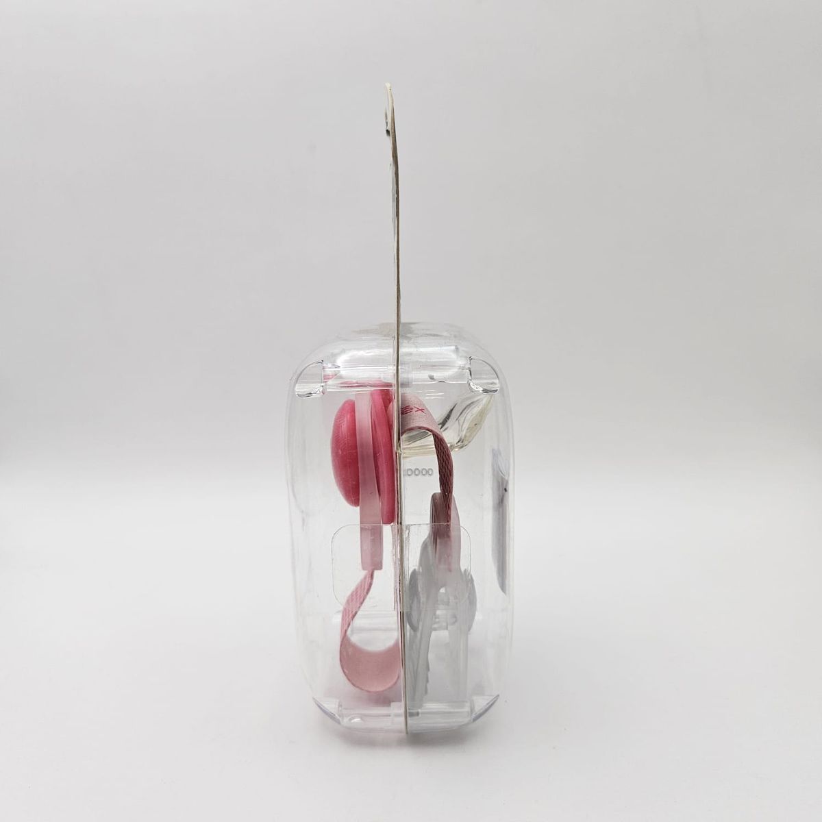 SUAVINEX - CHUPETE DENTAL CON TETINA ANATÓMICA SILICONA + BROCHE +6M ROSADO