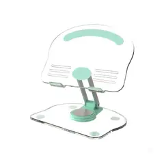 GENERICO - Soporte Escritorio Giratorio 360 Celular Tablet Acrílico Plegable