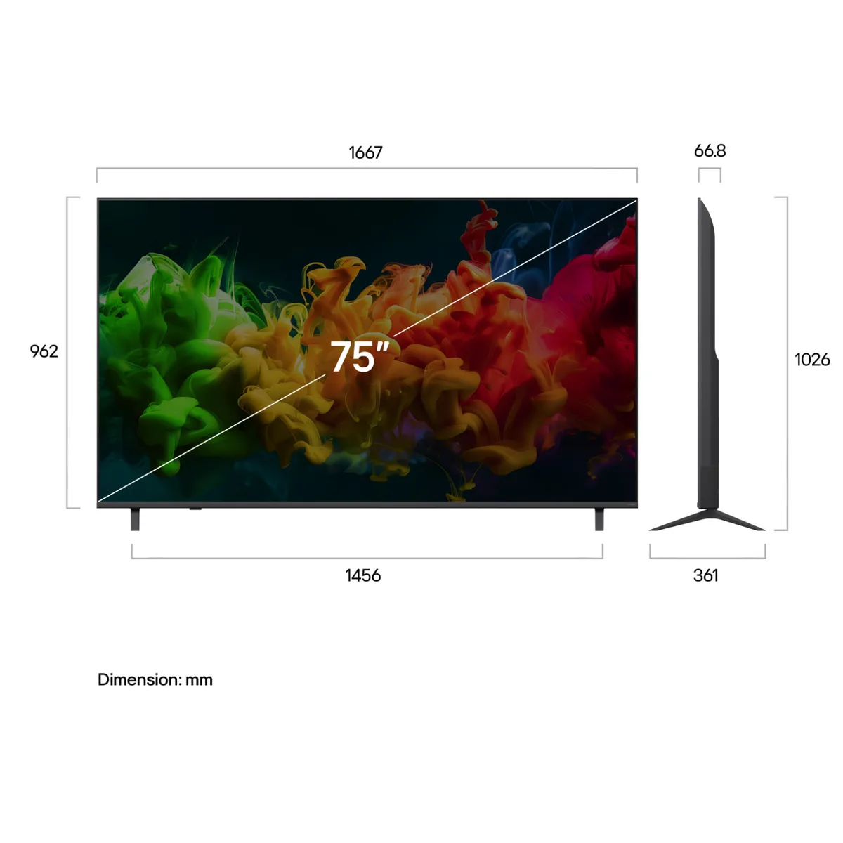 LG - Smart TV 75 LG QNED evo AI QNED80 Mini LED 4K 2026.