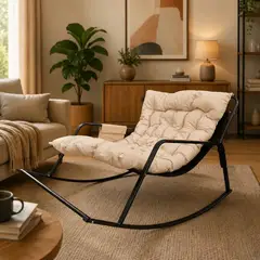 GENERICO - Sillón Mecedora Reclinable Ajustable Reposa Piés