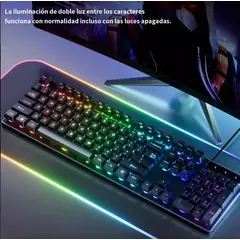 GENERICO - Teclado Gamer T20 Usb 104 Teclas Rgb Sensación Mecánico