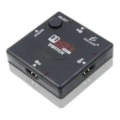 DM - CONMUTADOR SWITCH HDMI 3 PUERTOS 1080P HDTV DVD PS3 PC LAPTO
