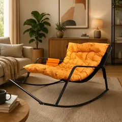 GENERICO - Sillón Mecedora Reclinable Ajustable Reposa Piés
