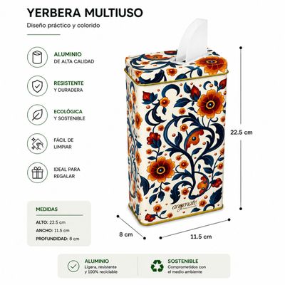 Generico Pack Mate Con Bombilla + Yerbera Acero Inoxidable