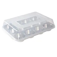 NORDIC WARE - Naturals® 12 Cavity Muffin Pan with High-Domed Lid