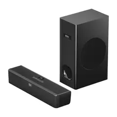 BLIK - Barra De Sonido Soundbar Bluetooth Surreal80 Negro Home Theaters 2.1
