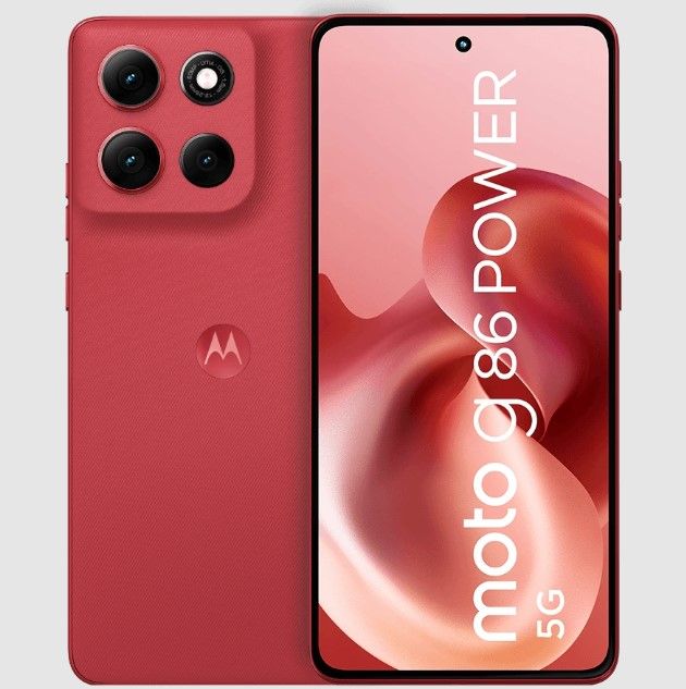Celular Moto G86 Power 5g 8+256GB Cereza