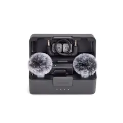 DJI - Mic Mini Kit Dual 2 Trasmisores, 1 Receptor con Estuche de Carga
