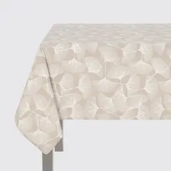 HOMEWELL - Mantel de Algodón Beige 150x240