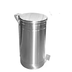 GENERICO - Basurero Acero Inoxidable tapa pedal 20 litros