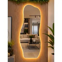 GENERICO - Espejo Led Irregular Sin Marco 65x180cm