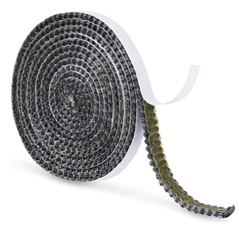 GENERICO Junta Plana Autoadhesiva Para Estufa Y Chimenea 2m10mm Gris