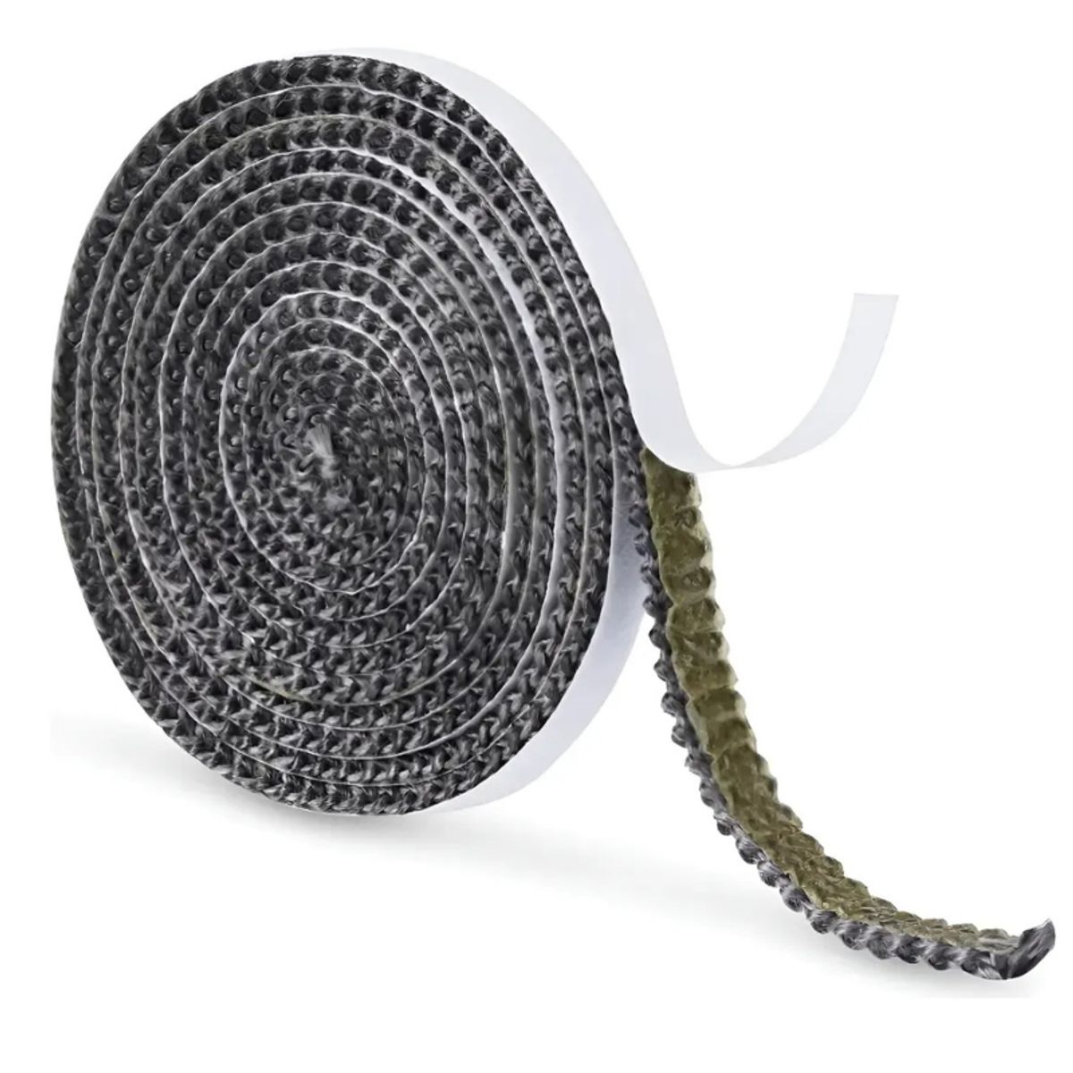 GENERICO - Junta Plana Autoadhesiva Para Estufa Y Chimenea 2m10mm Gris