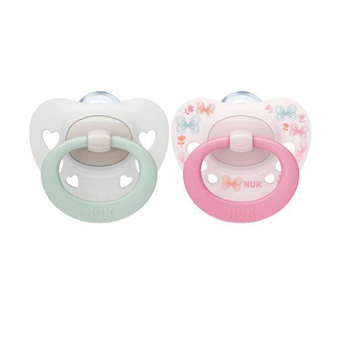 NUK - Chupete Silicona Signature Rosas Etapa 1 (0-6M) Nuk