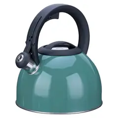 DORAL - TETERA MINERVA ACERO INOXIDABLE CON SILBATO DE 3 LITROS TURQUESA
