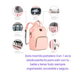 MOVI - Mochila Niño Pañalera Mudador 3 en 1