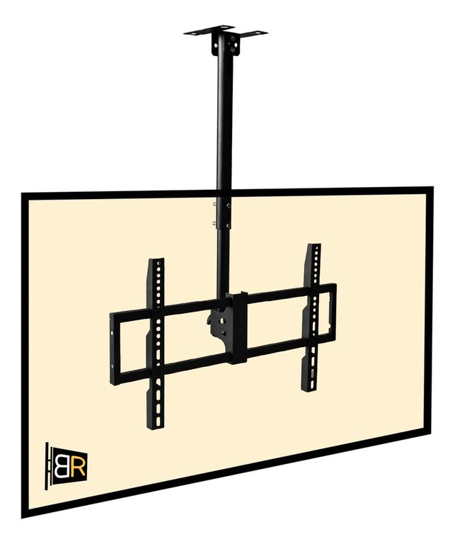 IRM Soporte TV Techo Ajustable Inclinable Para Pantallas De 32 A 70 Pulgadas Base Metalica Reforzada